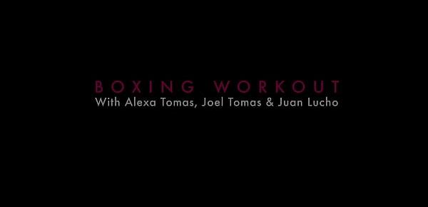  Even in a boxing ring, Alexa Tomas turns us on